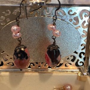handmade custom stone earrings